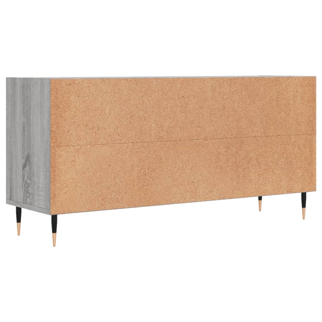 TV Cabinet Grey Sonoma 103.5x30x50 cm Engineered Wood
