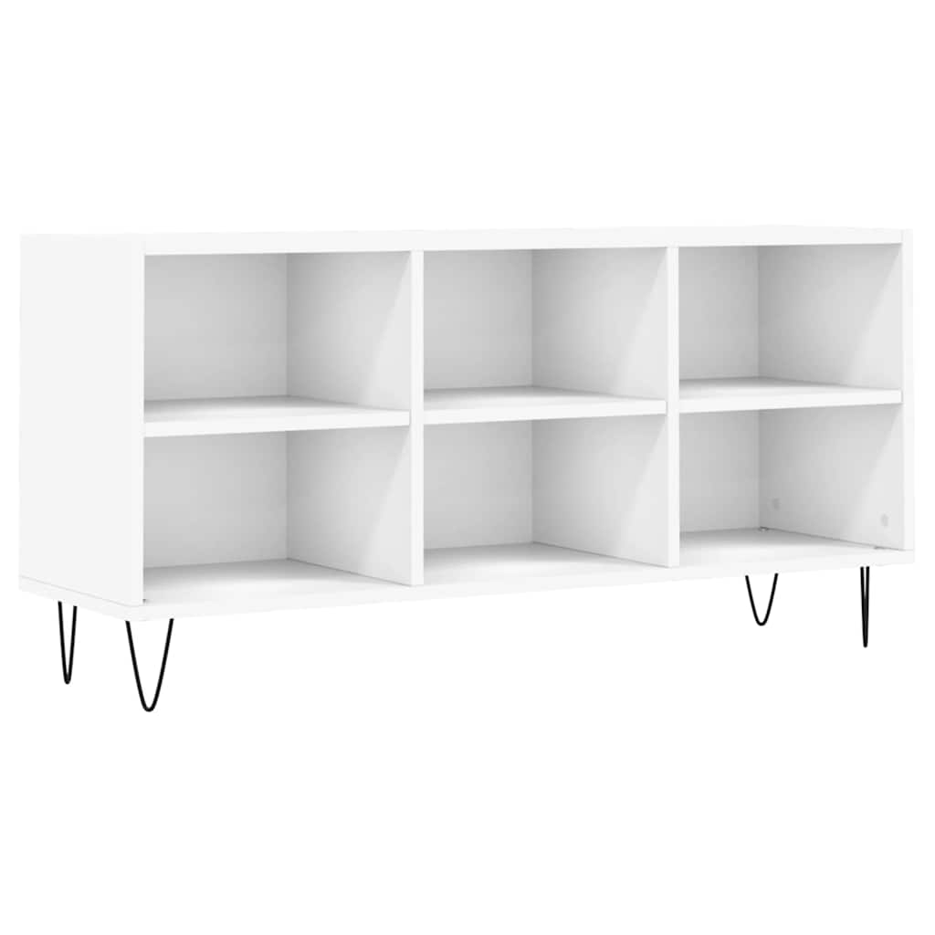 TV Cabinet White 103,5x30x50 cm Engineered Wood