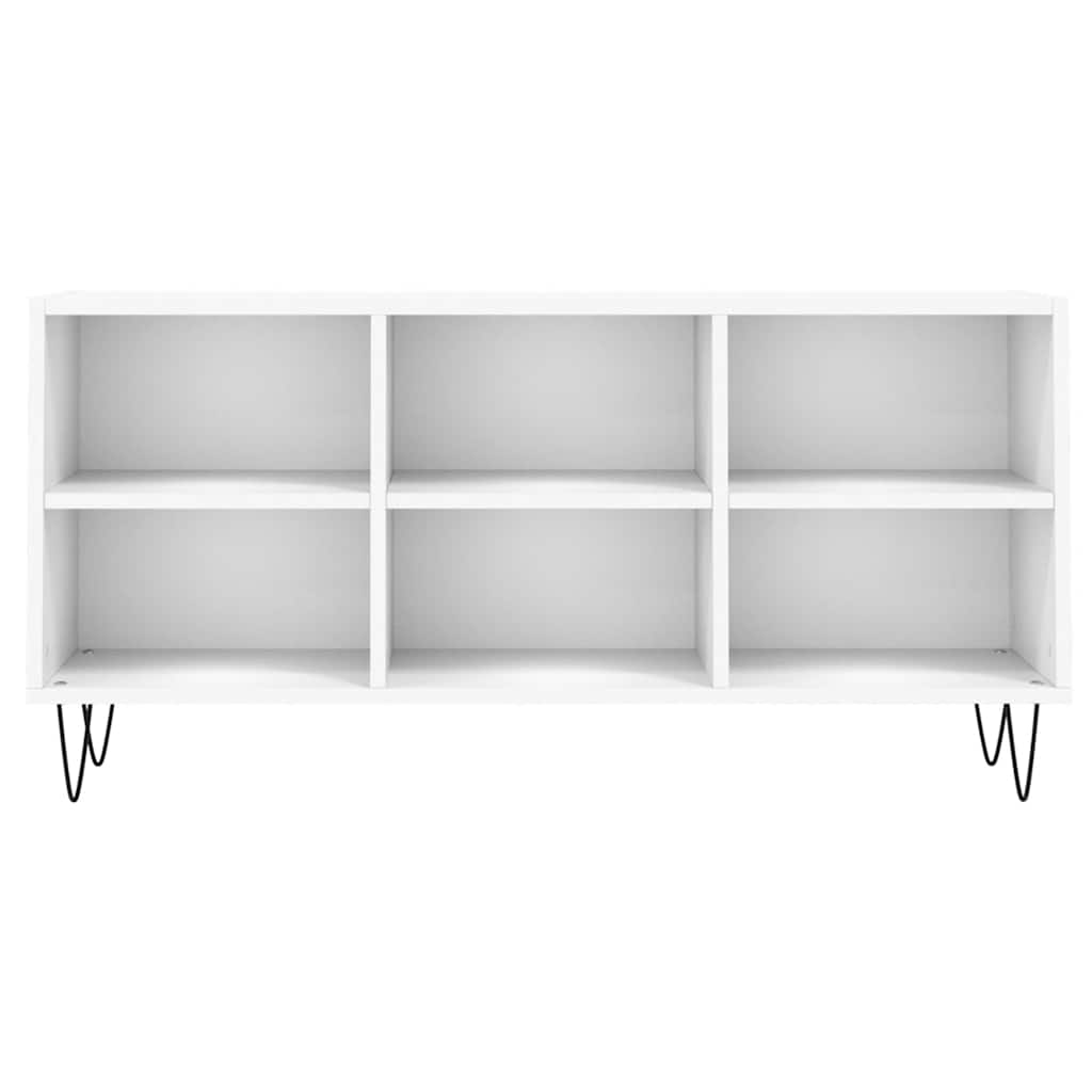 TV Cabinet White 103,5x30x50 cm Engineered Wood