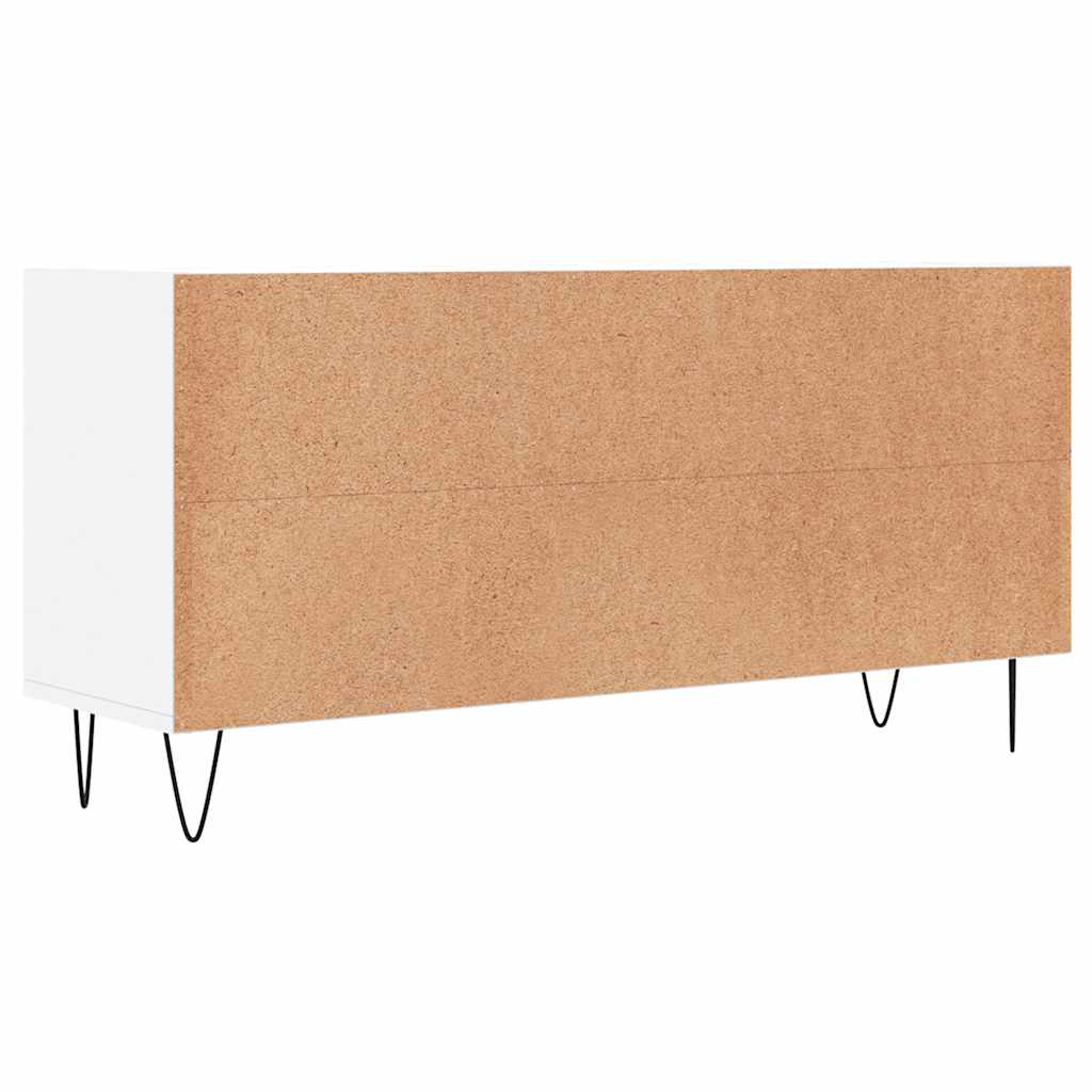 TV Cabinet White 103,5x30x50 cm Engineered Wood