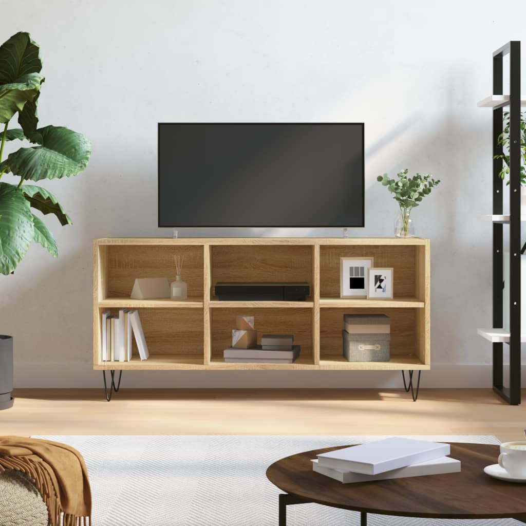TV Cabinet Sonoma Oak 103,5x30x50 cm Engineered Wood