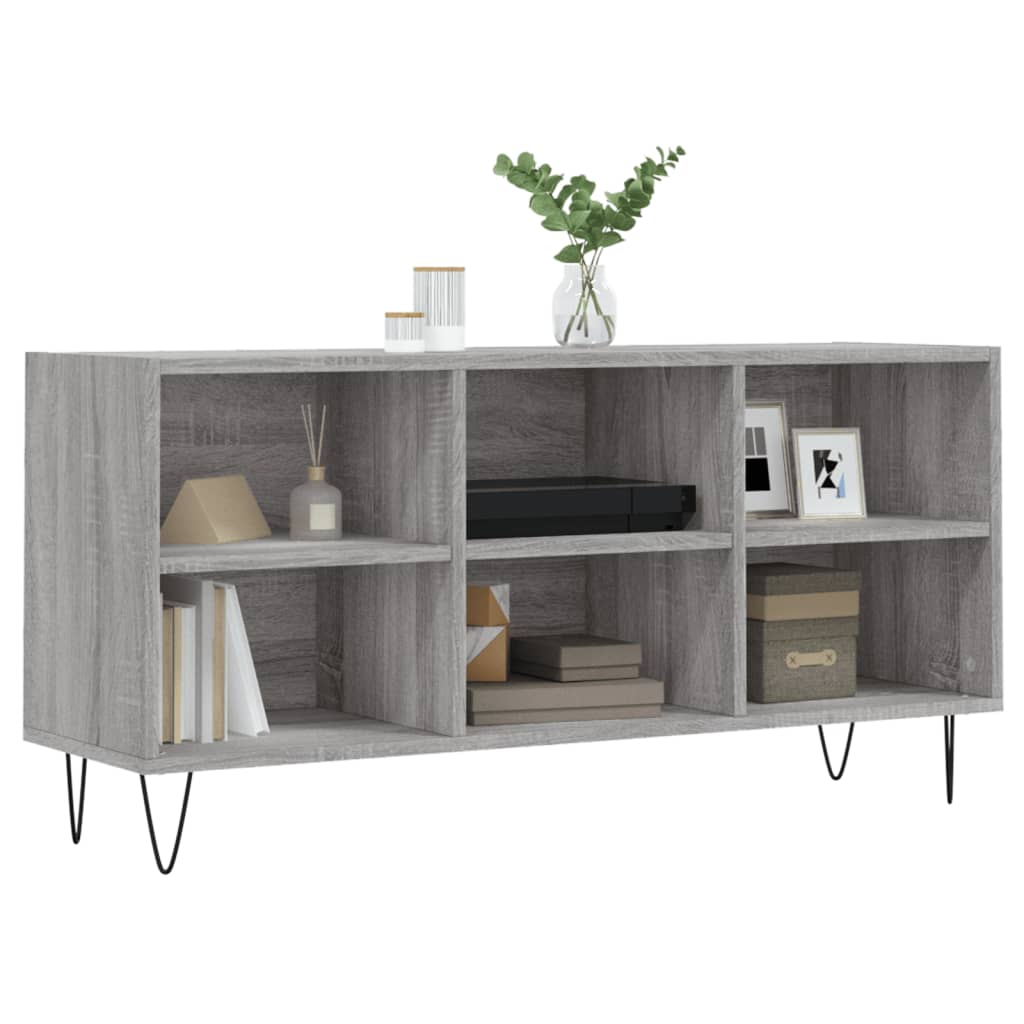 TV Cabinet Grey Sonoma 103,5x30x50 cm Engineered Wood