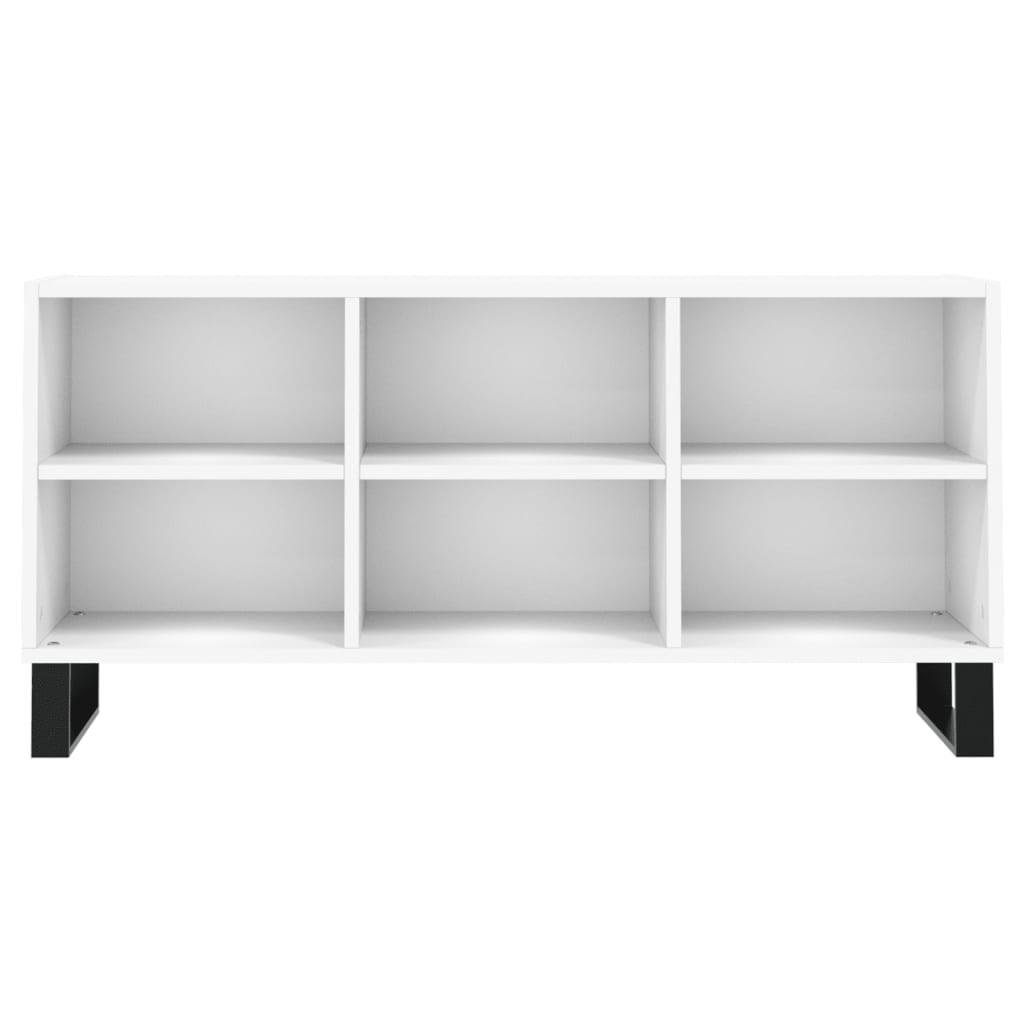 TV Cabinet White 103,5x30x50 cm Engineered Wood