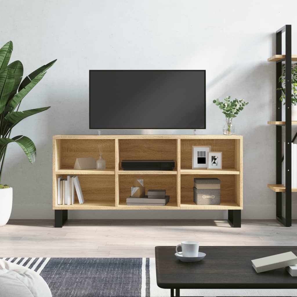 TV Cabinet Sonoma Oak 103,5x30x50 cm Engineered Wood