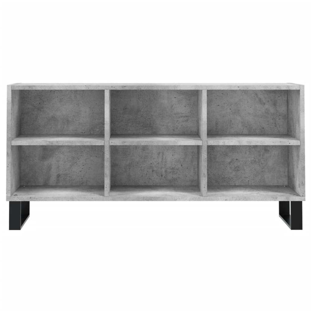 TV Cabinet Concrete Grey 103,5x30x50 cm Engineered Wood