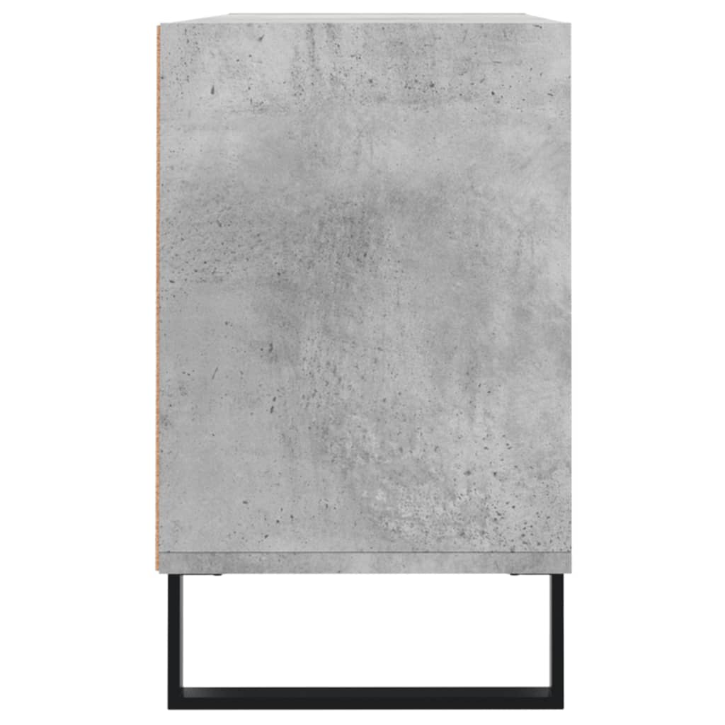 vidaXL TV Cabinet Concrete Grey 103.5x30x50 cm Engineered Wood