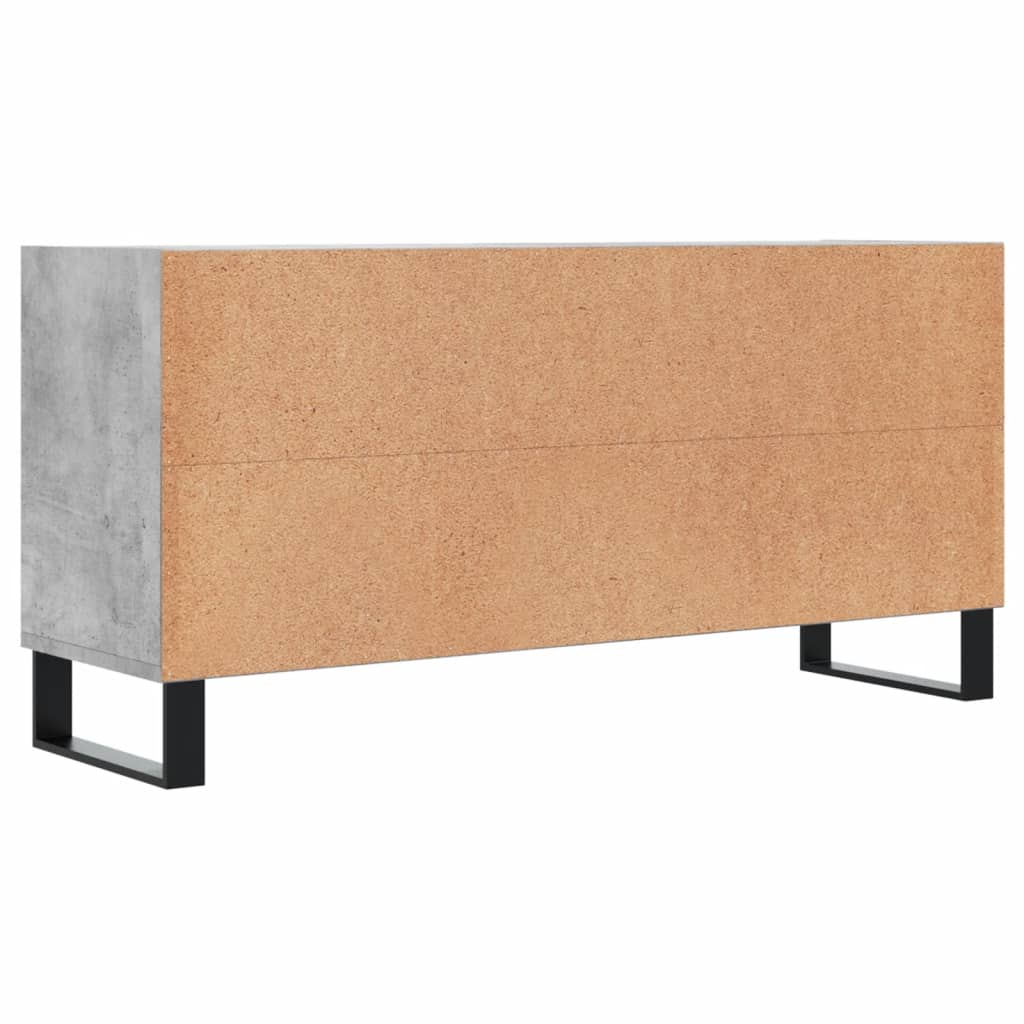 TV Cabinet Concrete Grey 103,5x30x50 cm Engineered Wood