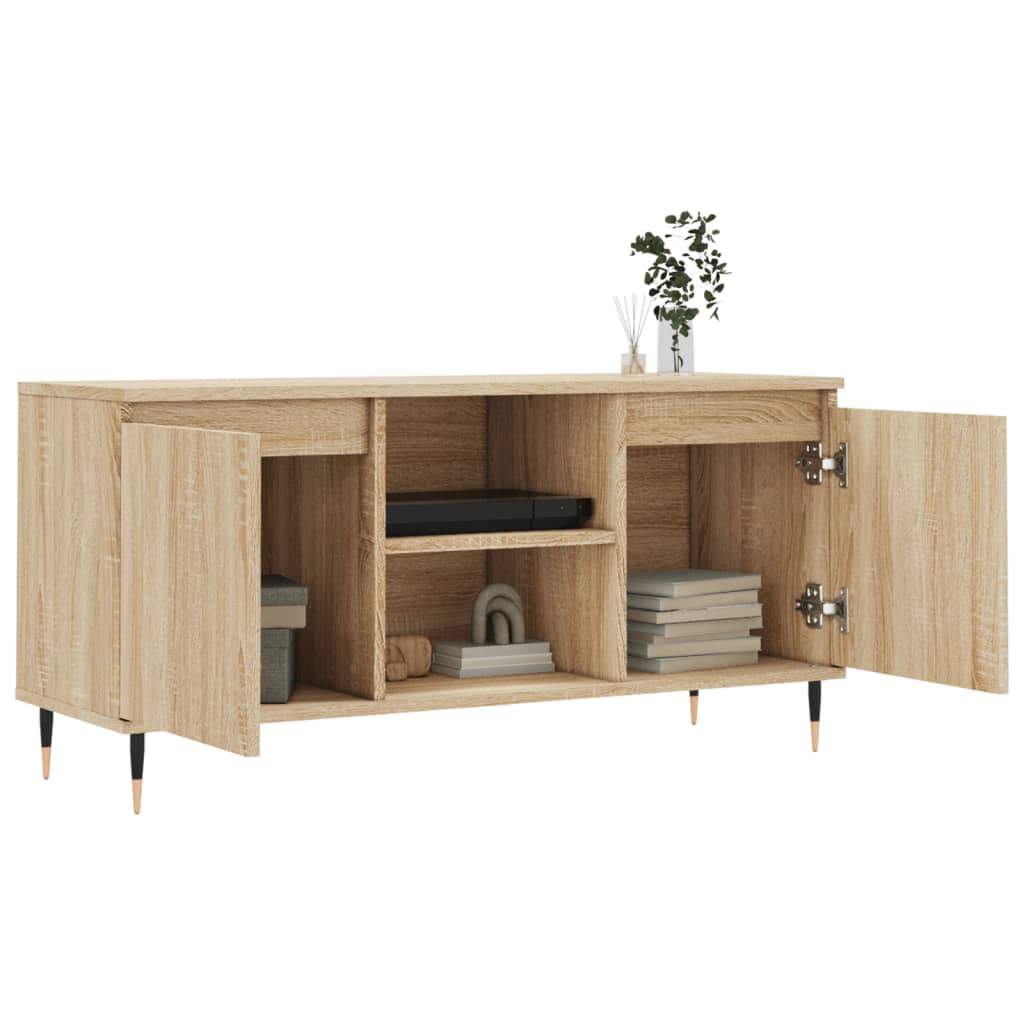 TV Cabinet Sonoma Oak 104x35x50 cm Engineered Wood