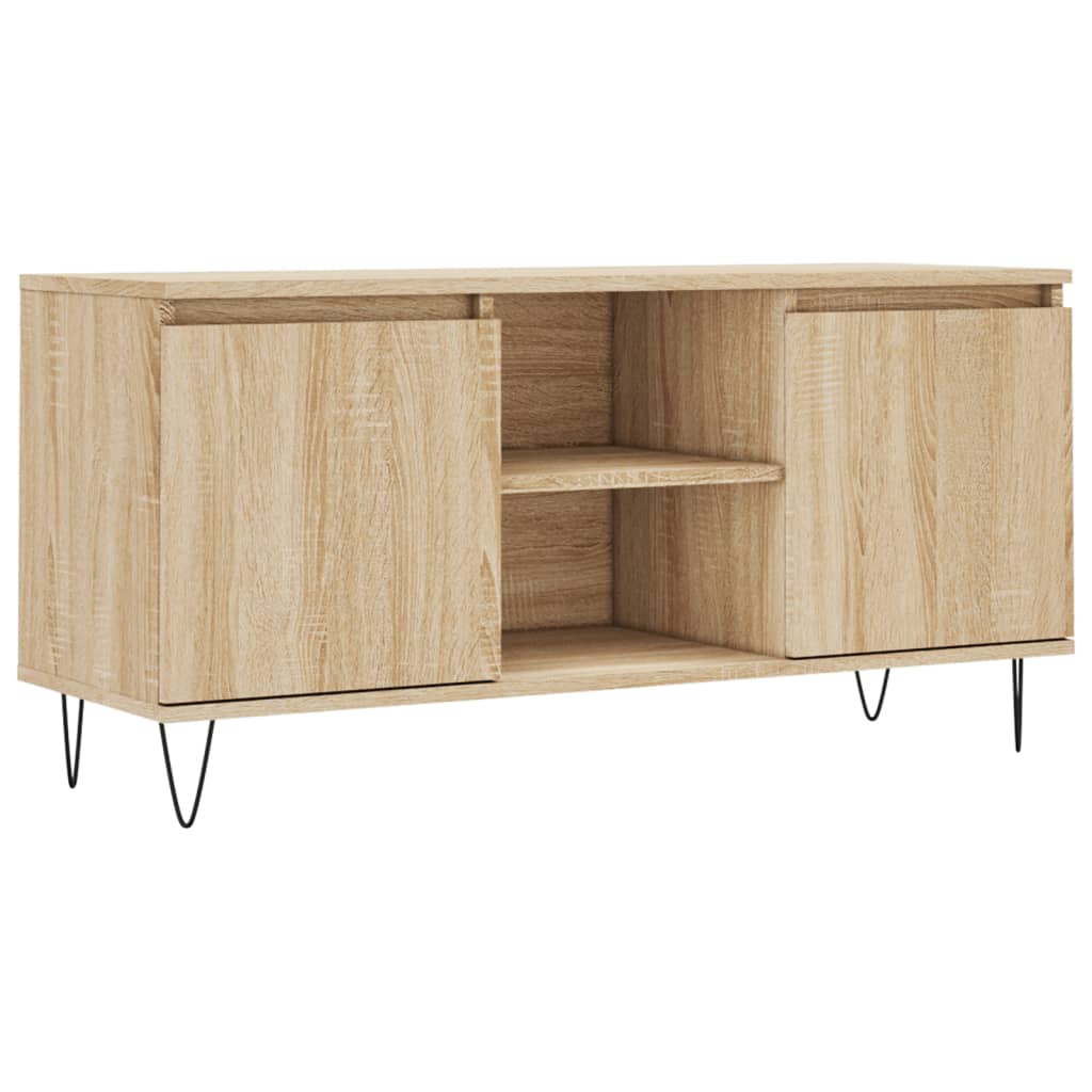TV Cabinet Sonoma Oak 104x35x50 cm Engineered Wood