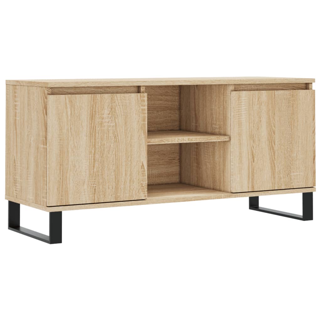 TV Cabinet Sonoma Oak 104x35x50 cm Engineered Wood
