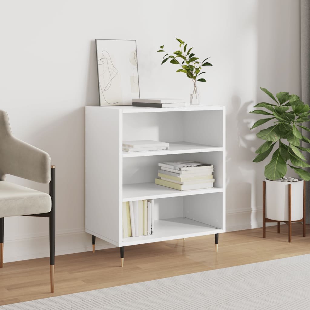 Sideboard White 57x35x70 cm Engineered Wood