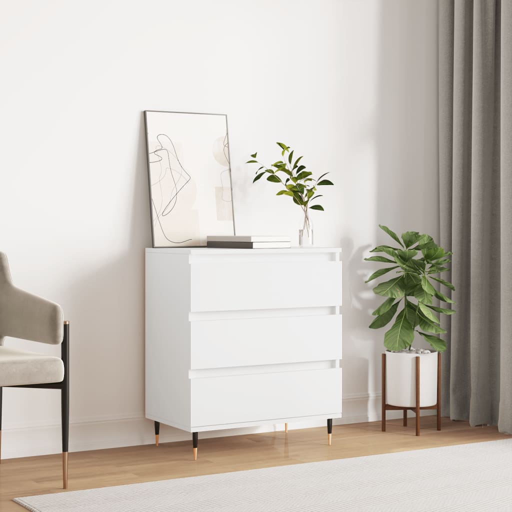 Sideboard White 60x35x70 cm Engineered Wood