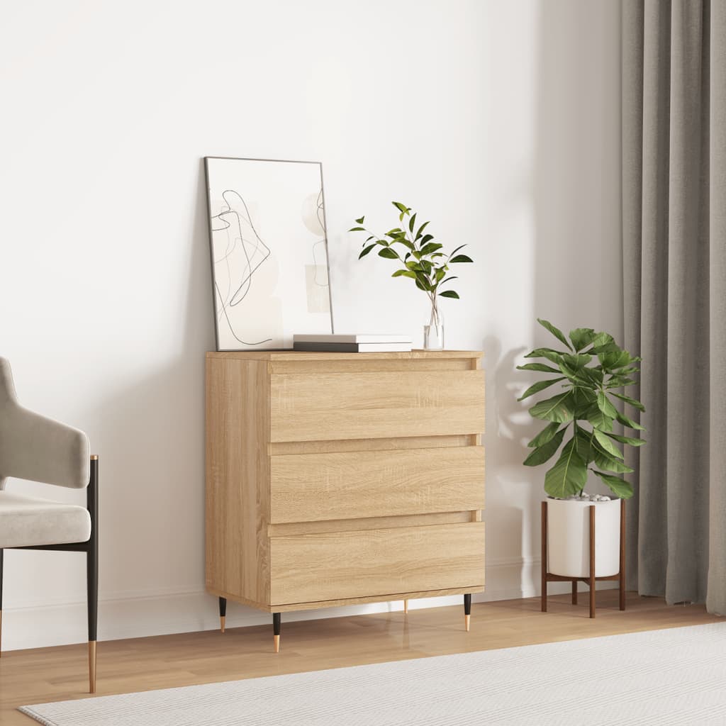 Sideboard Sonoma Oak 60x35x70 cm Engineered Wood