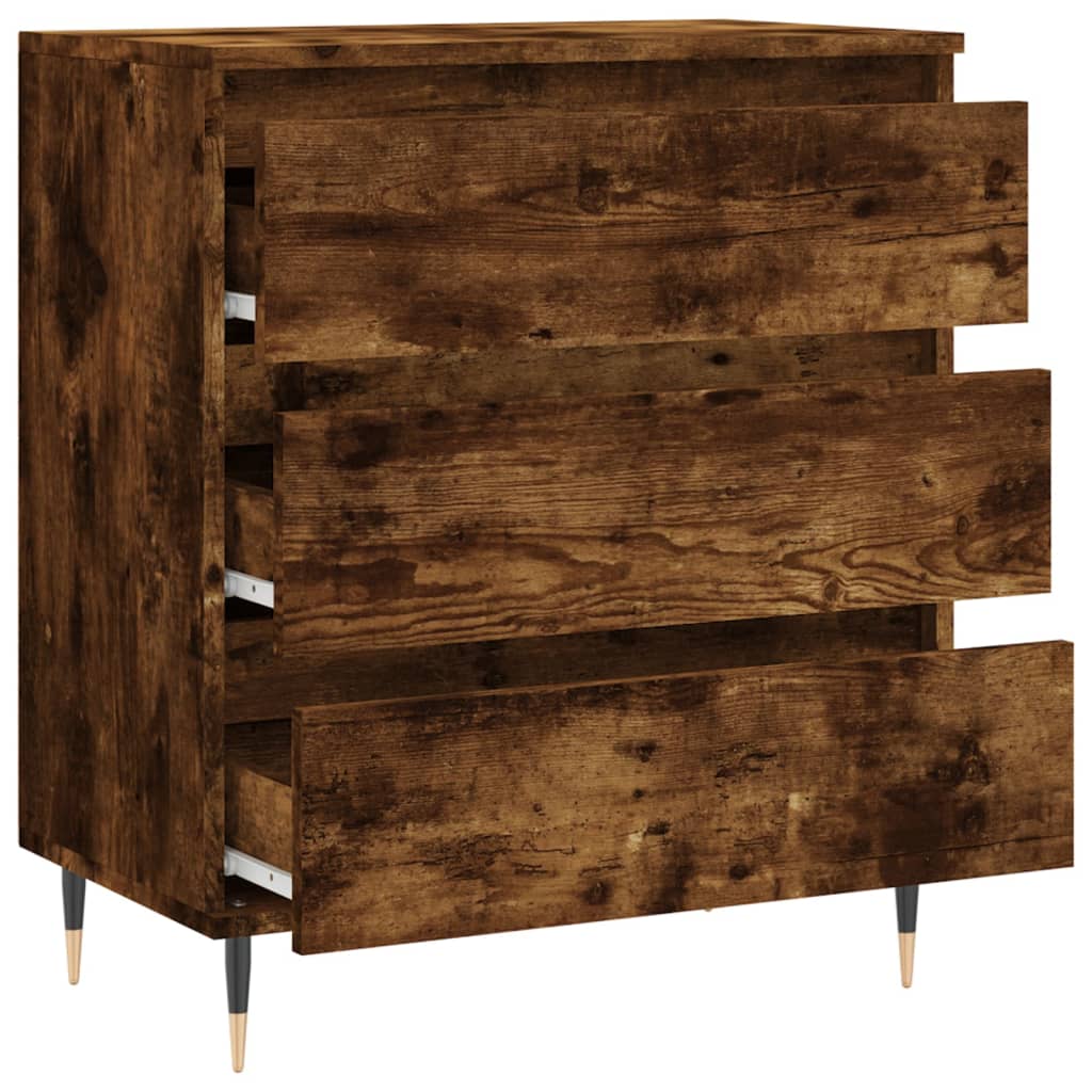 Sideboard Smoked Oak 60x35x70 cm Engineered Wood