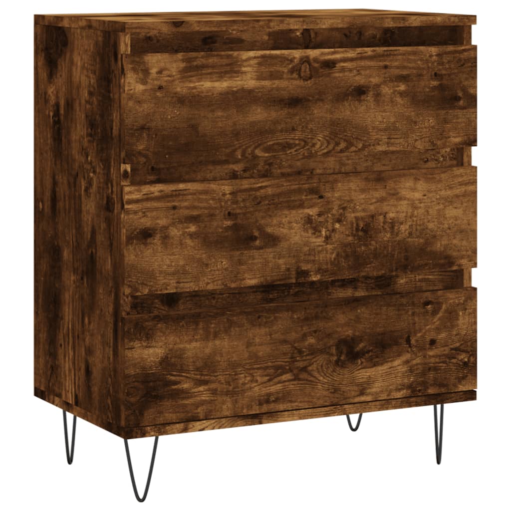 Sideboard Smoked Oak 60x35x70 cm Engineered Wood