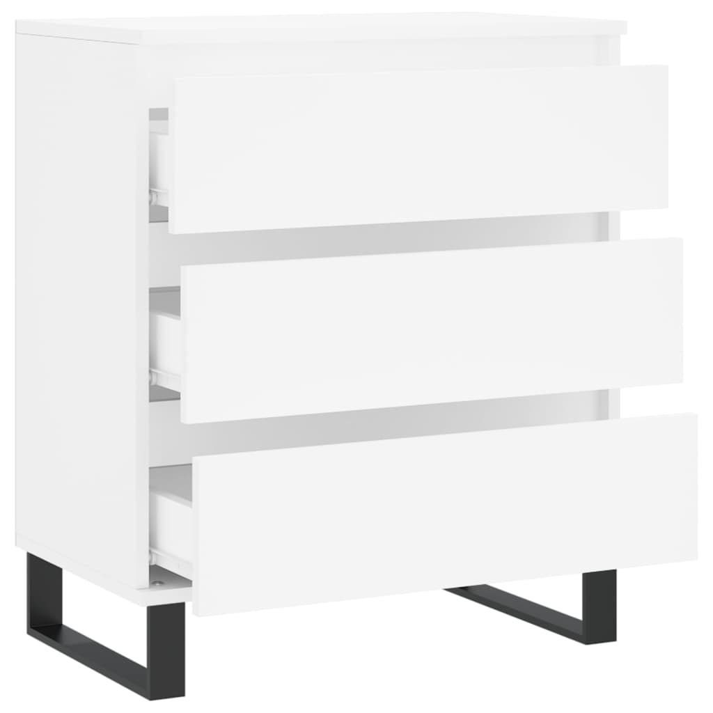 Sideboard White 60x35x70 cm Engineered Wood