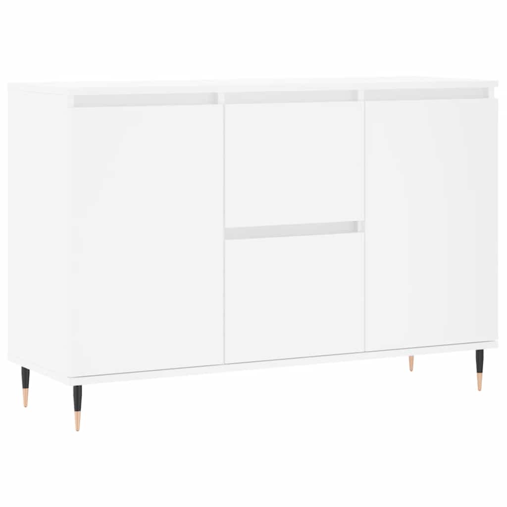 Sideboard White 101,5x35x70 cm Engineered Wood