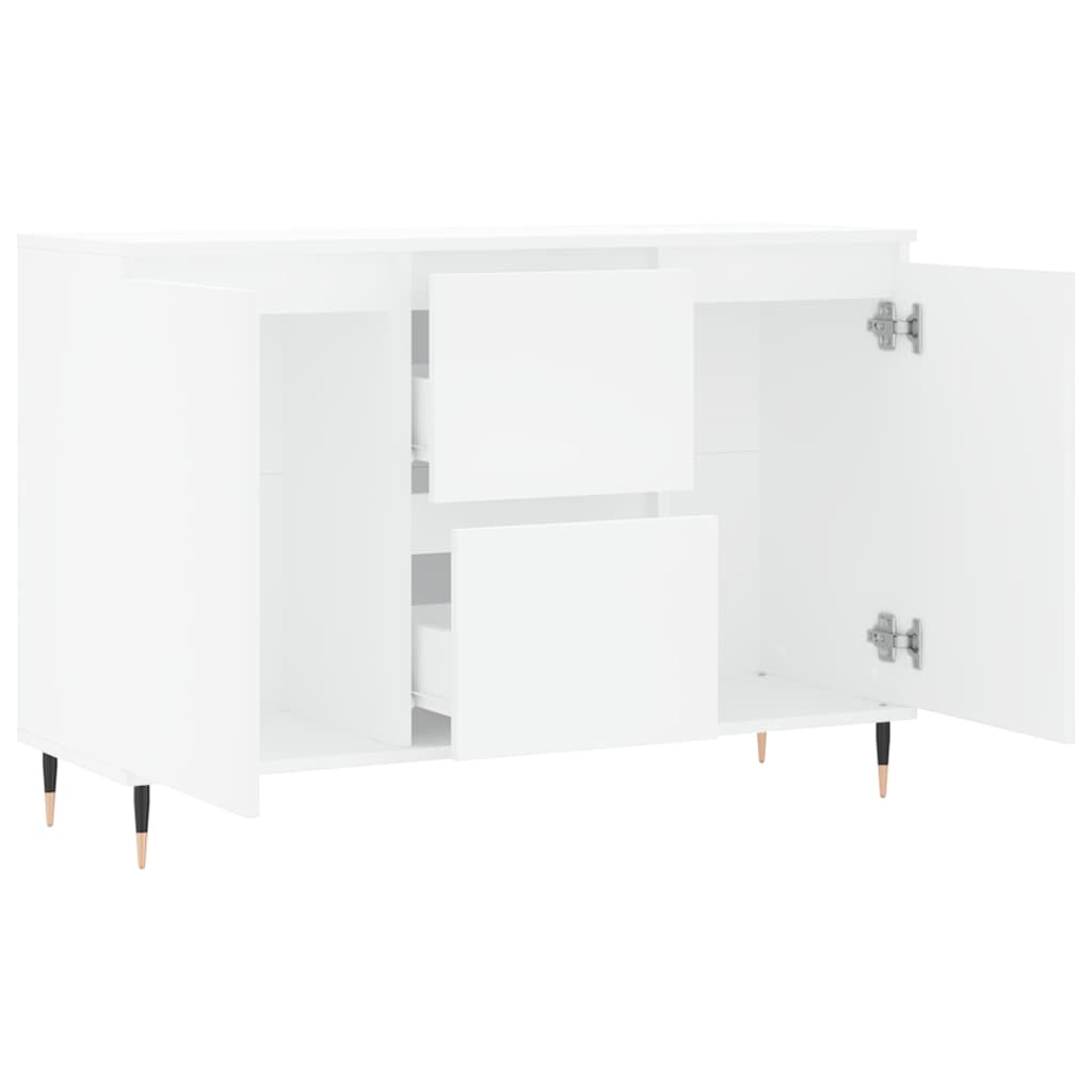 Sideboard White 101,5x35x70 cm Engineered Wood