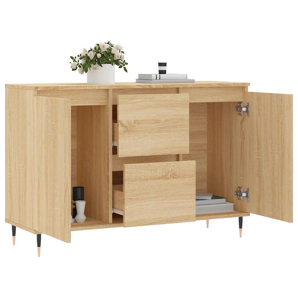 Sideboard Sonoma Oak 101,5x35x70 cm Engineered Wood