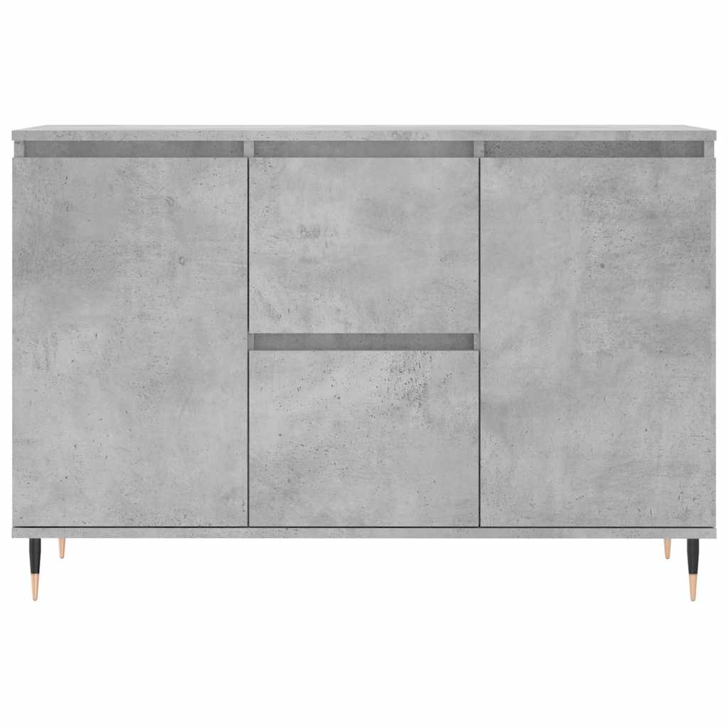Sideboard Concrete Grey 101,5x35x70 cm Engineered Wood
