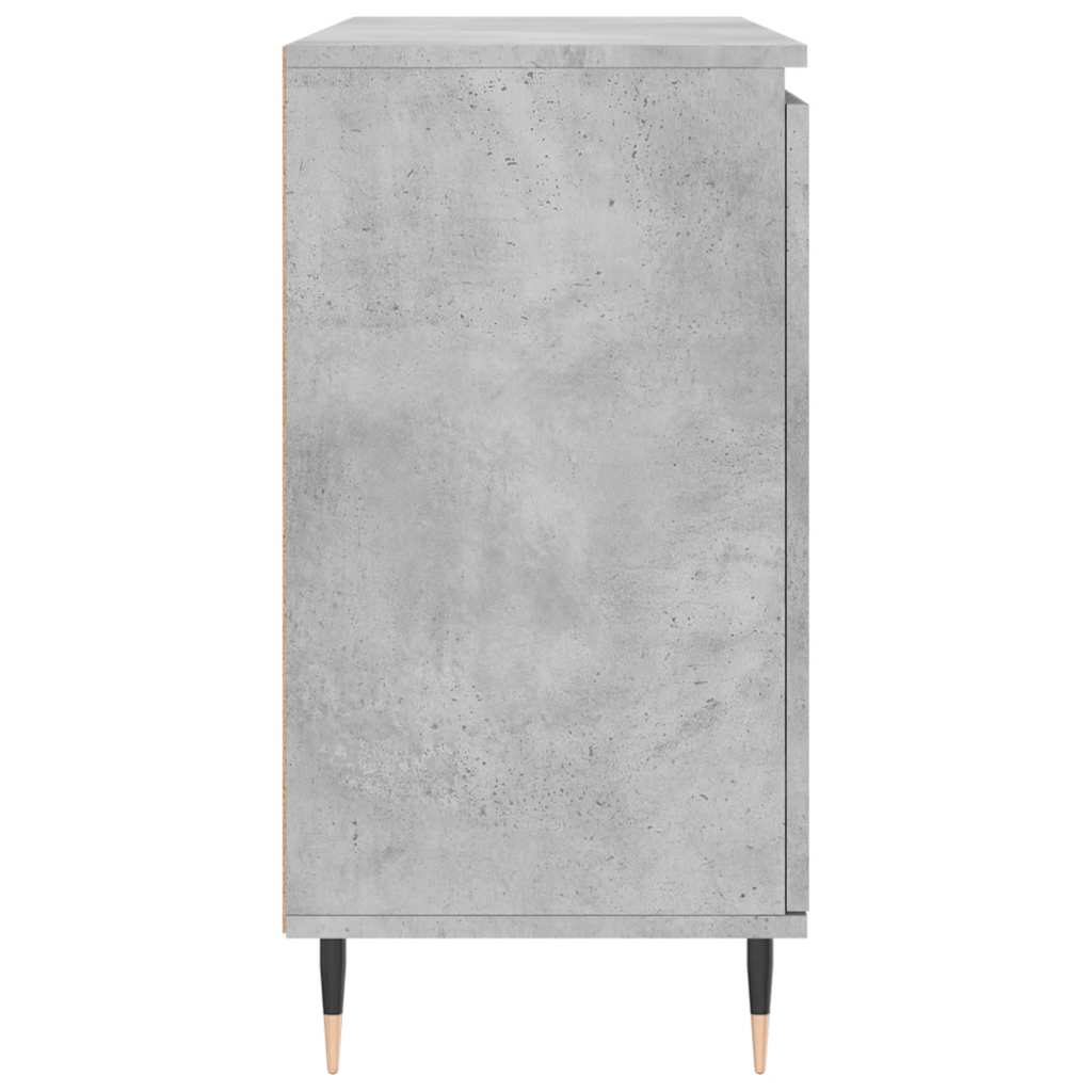 Sideboard Concrete Grey 101,5x35x70 cm Engineered Wood