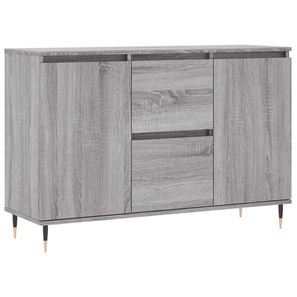 Sideboard Grey Sonoma 101,5x35x70 cm Engineered Wood