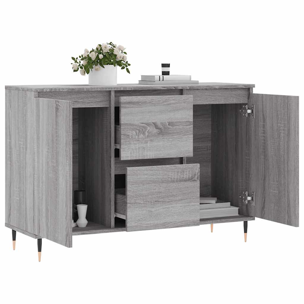 Sideboard Grey Sonoma 101,5x35x70 cm Engineered Wood