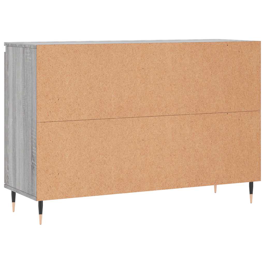 Sideboard Grey Sonoma 101,5x35x70 cm Engineered Wood