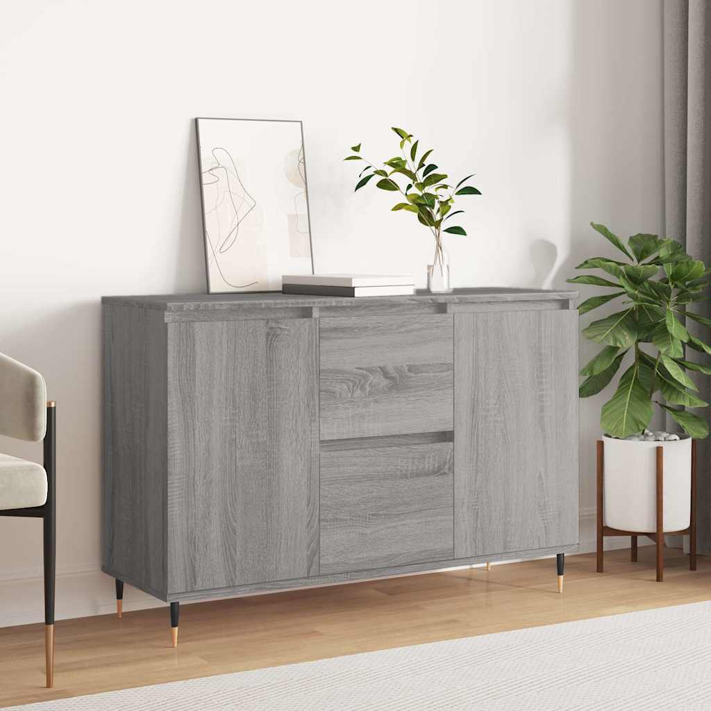 Sideboard Grey Sonoma 101,5x35x70 cm Engineered Wood