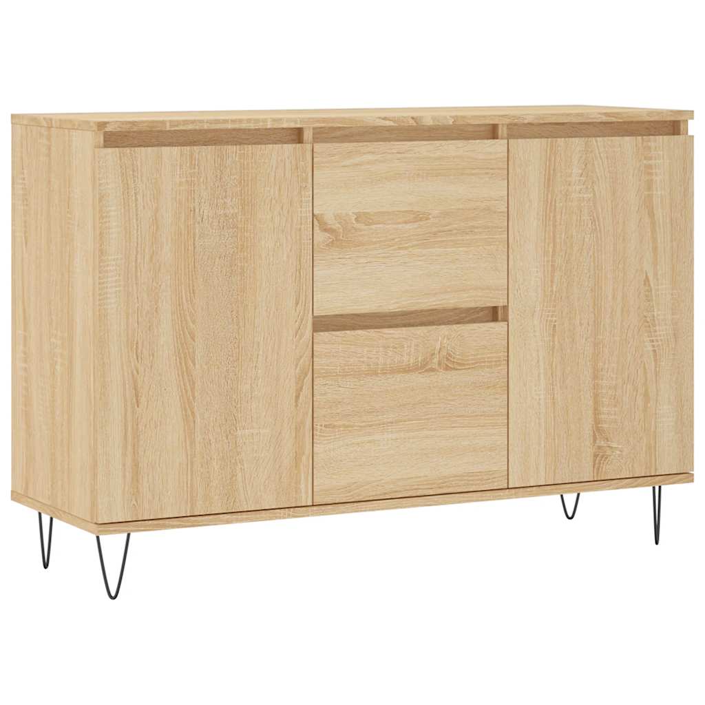 Sideboard Sonoma Oak 101,5x35x70 cm Engineered Wood