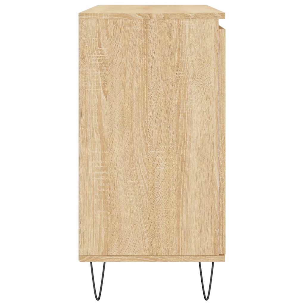 Sideboard Sonoma Oak 101.5x35x70 cm Engineered Wood