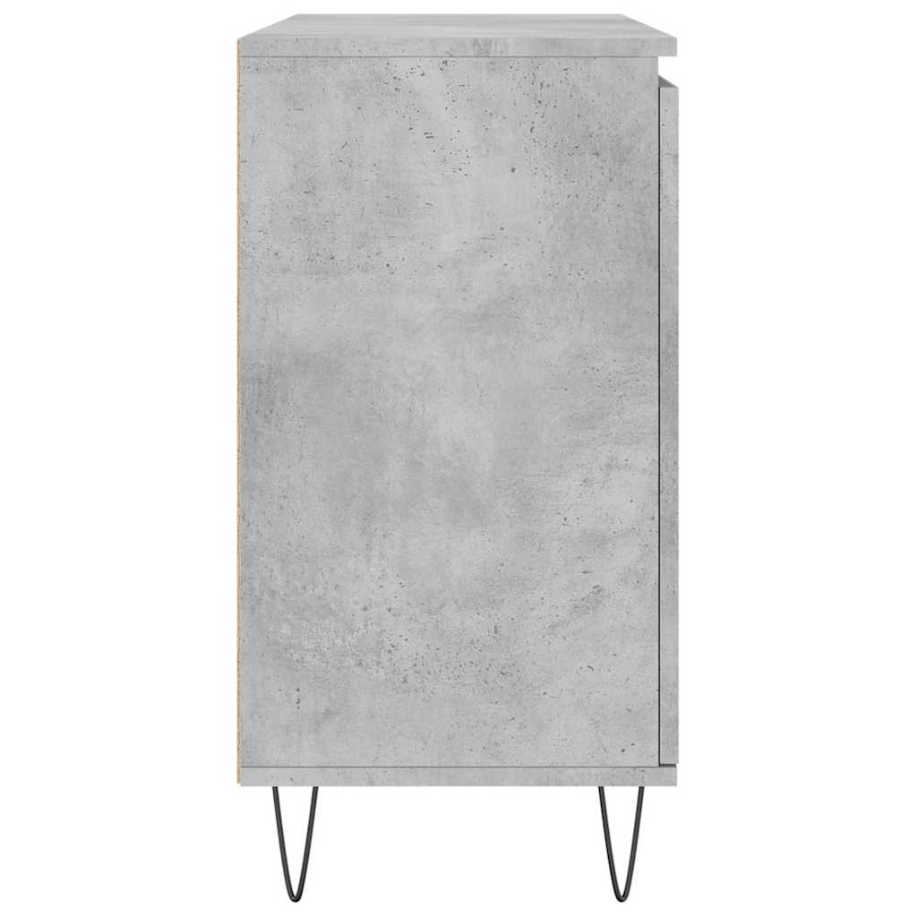 Sideboard Concrete Grey 101.5x35x70 cm Engineered Wood