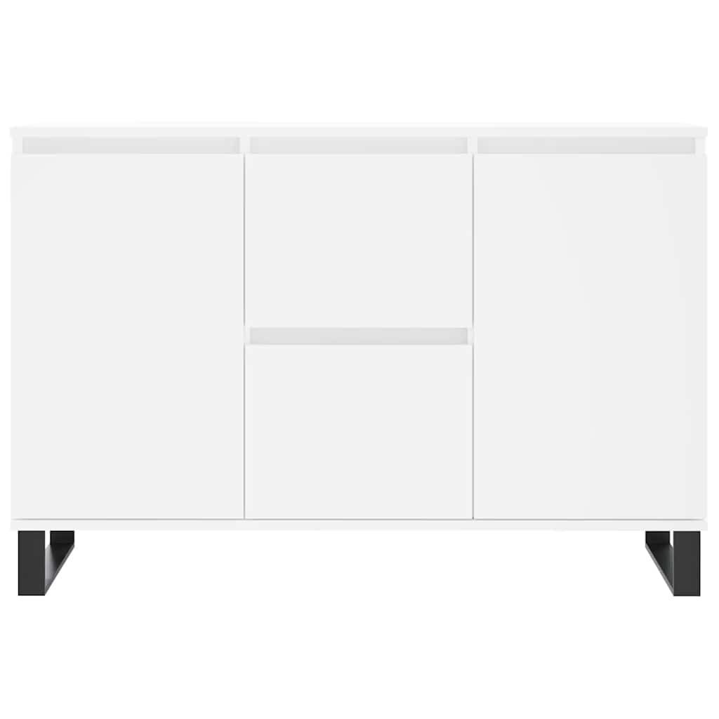 Sideboard White 101,5x35x70 cm Engineered Wood