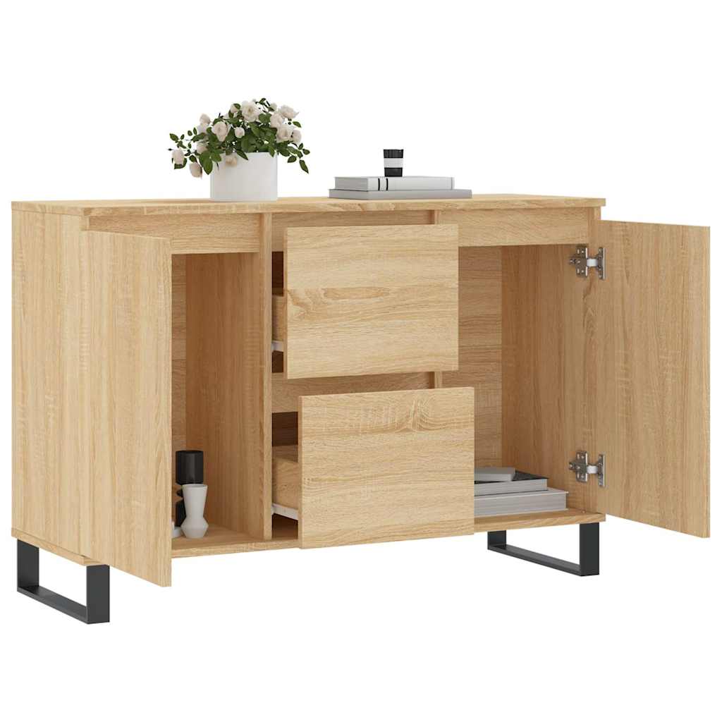 Sideboard Sonoma Oak 101,5x35x70 cm Engineered Wood