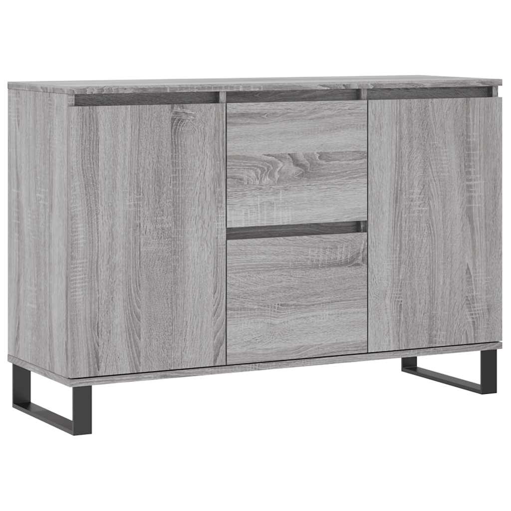 Sideboard Grey Sonoma 101,5x35x70 cm Engineered Wood