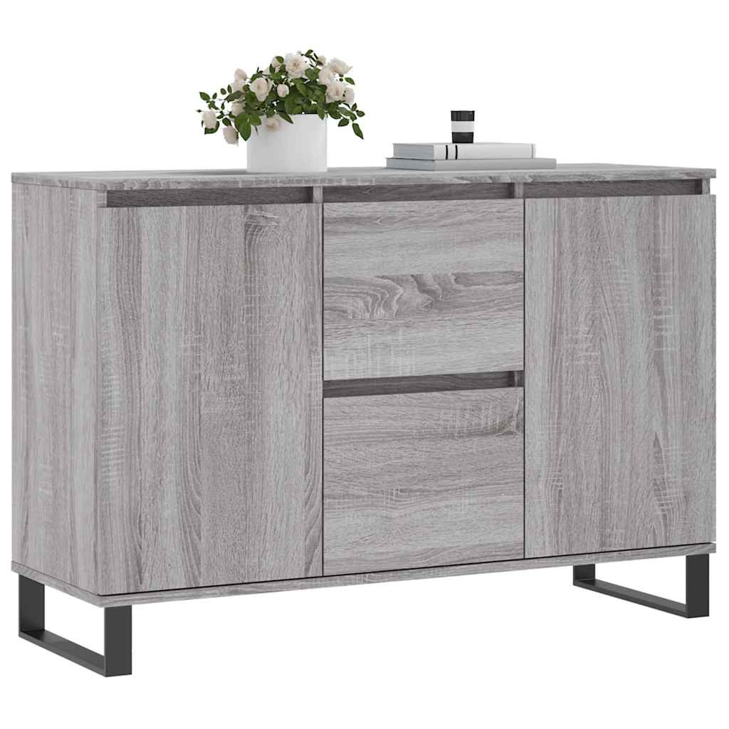 Sideboard Grey Sonoma 101,5x35x70 cm Engineered Wood
