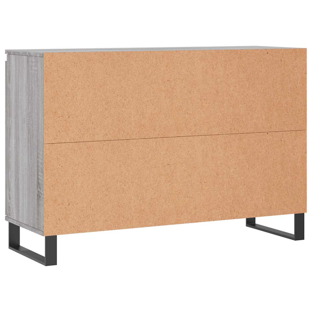 Sideboard Grey Sonoma 101,5x35x70 cm Engineered Wood