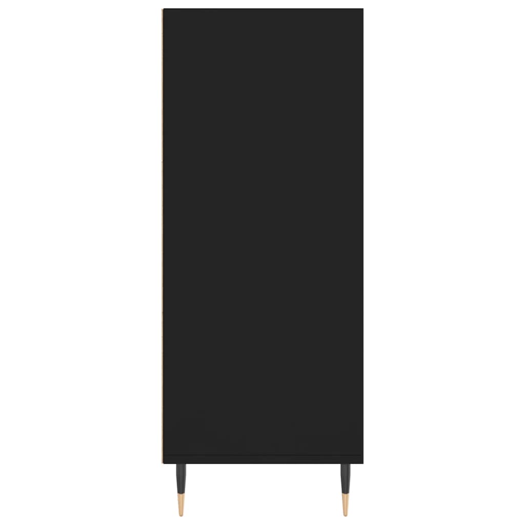 Highboard Black 57x35x90 cm Engineered Wood