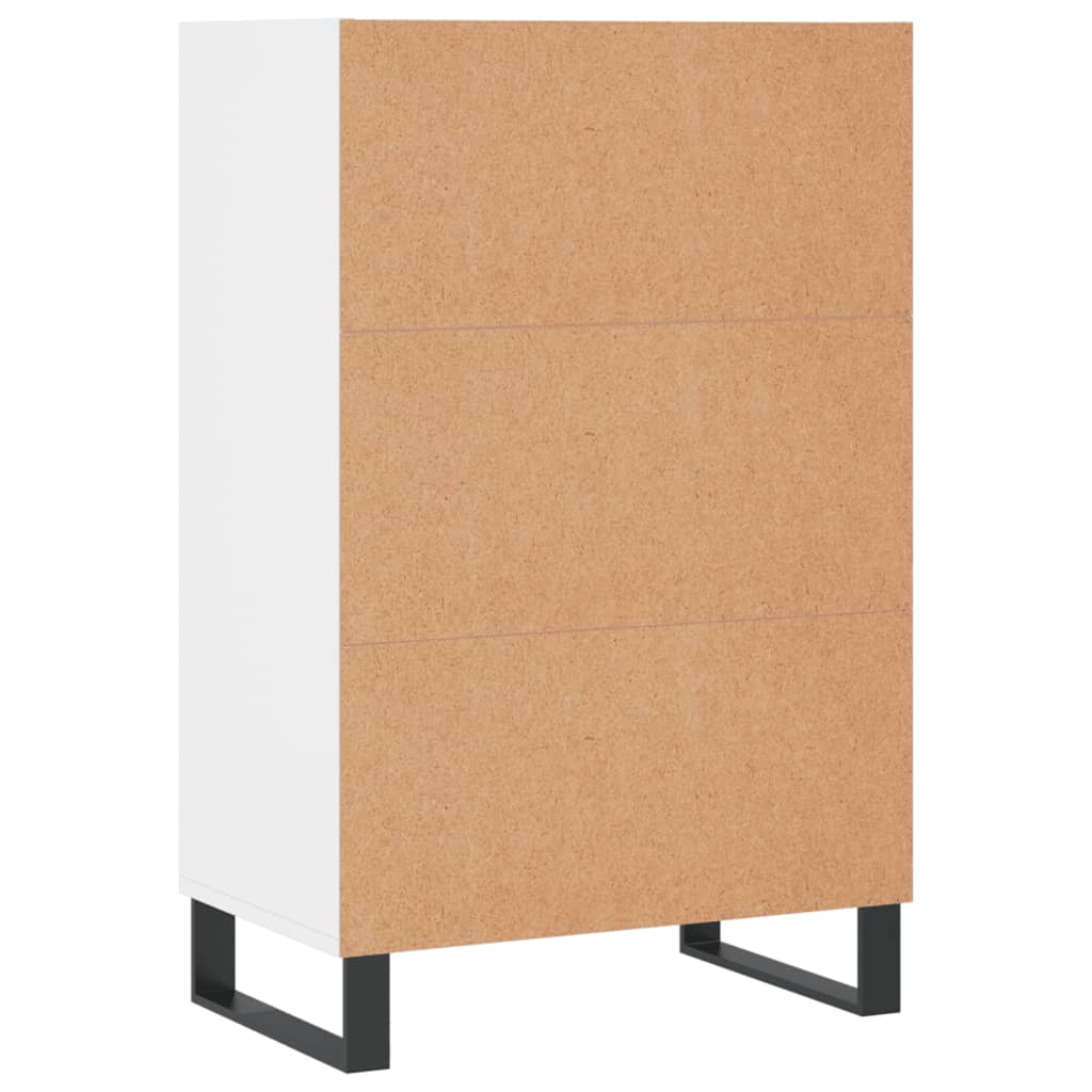 Highboard White 57x35x90 cm Engineered Wood