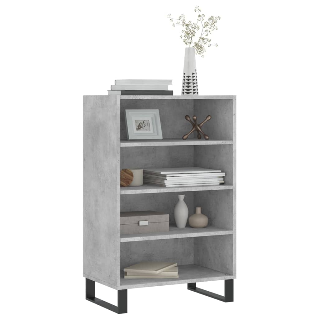 Highboard Concrete Grey 57x35x90 cm Engineered Wood