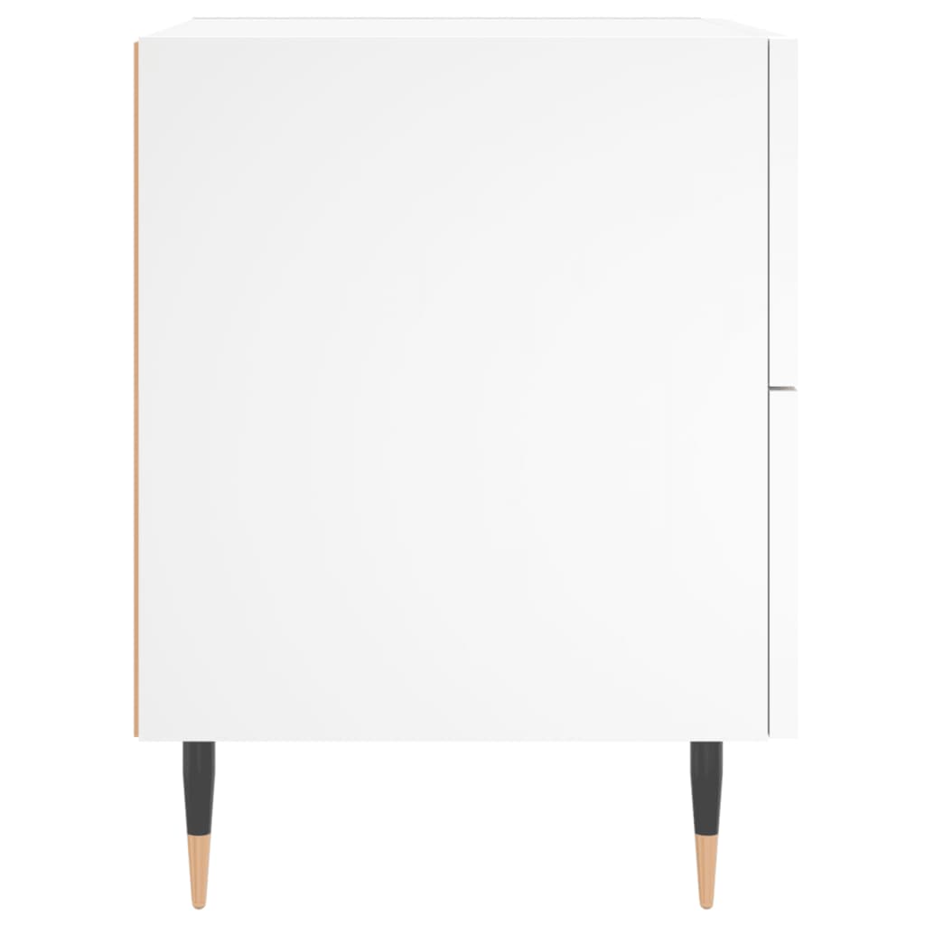 Bedside Cabinet White 40x35x47,5 cm Engineered Wood