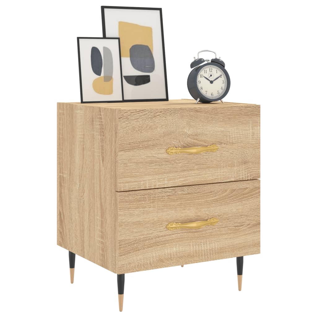 Bedside Cabinet Sonoma Oak 40x35x47,5 cm Engineered Wood