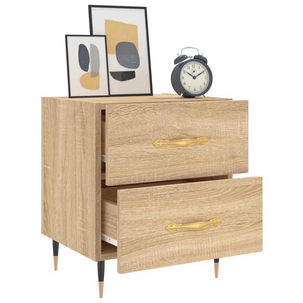 Bedside Cabinet Sonoma Oak 40x35x47,5 cm Engineered Wood