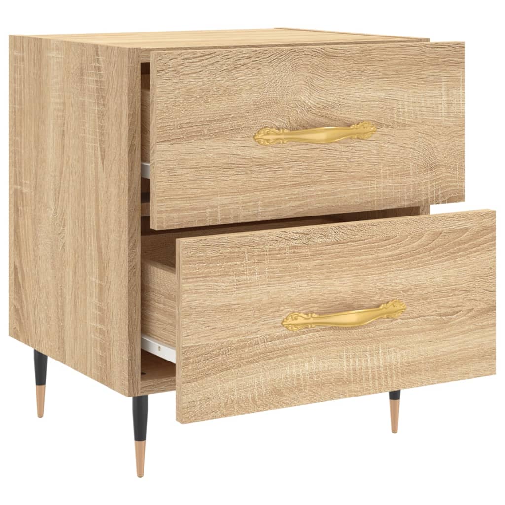Bedside Cabinet Sonoma Oak 40x35x47,5 cm Engineered Wood