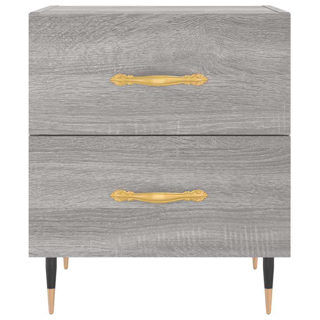 Bedside Cabinet Grey Sonoma 40x35x47,5 cm Engineered Wood