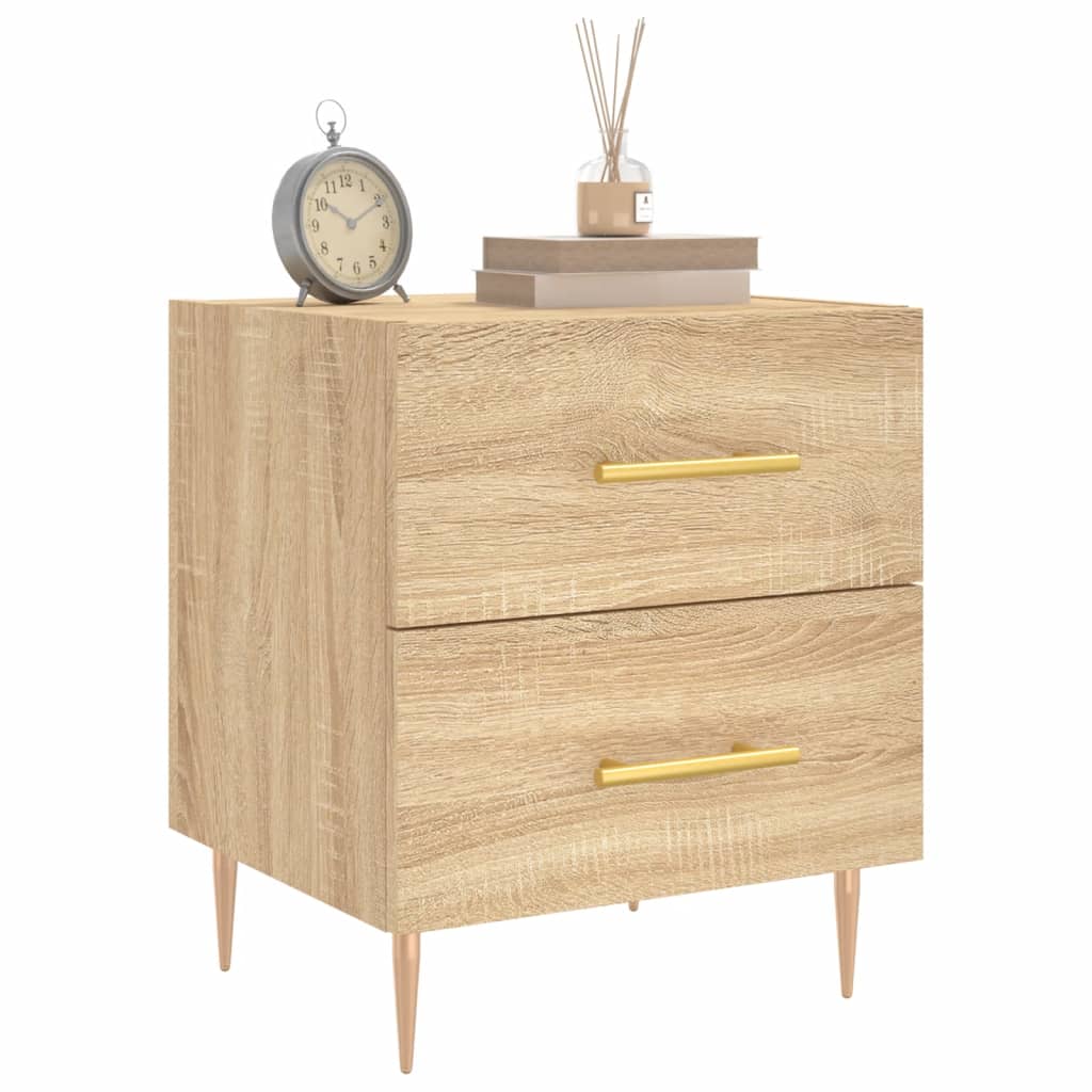 Bedside Cabinet Sonoma Oak 40x35x47,5 cm Engineered Wood