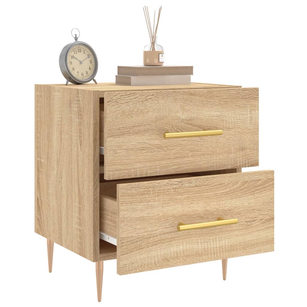 Bedside Cabinet Sonoma Oak 40x35x47,5 cm Engineered Wood