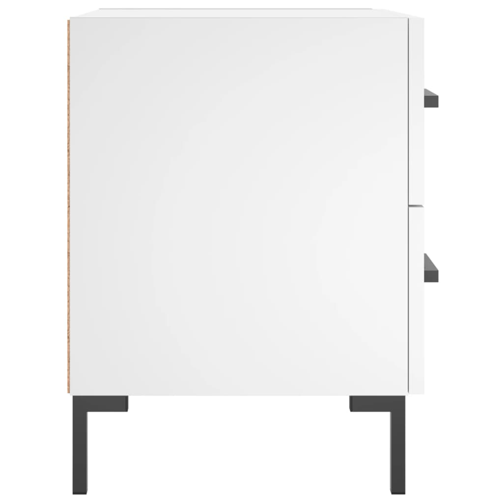 Bedside Cabinet White 40x35x47,5 cm Engineered Wood