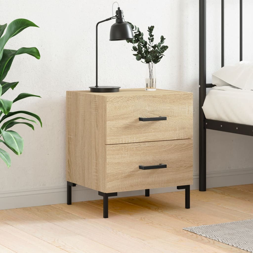 Bedside Cabinet Sonoma Oak 40x35x47,5 cm Engineered Wood