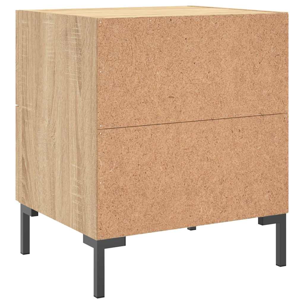 Bedside Cabinets 2 pcs Sonoma Oak 40x35x47.5 cm Engineered Wood